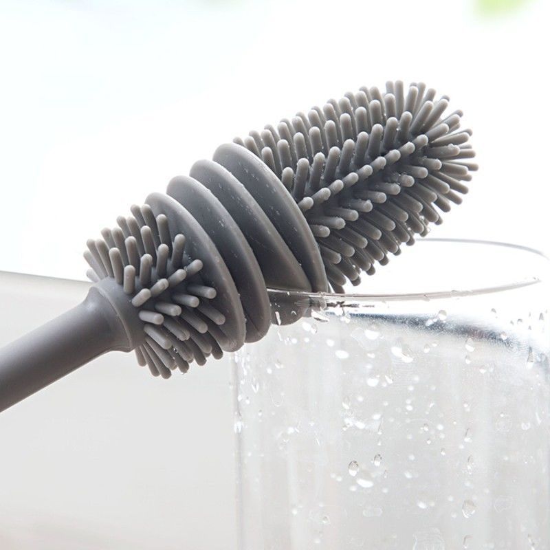 BrushMaster - Silicone Dish Brush for Bottles and Glasses