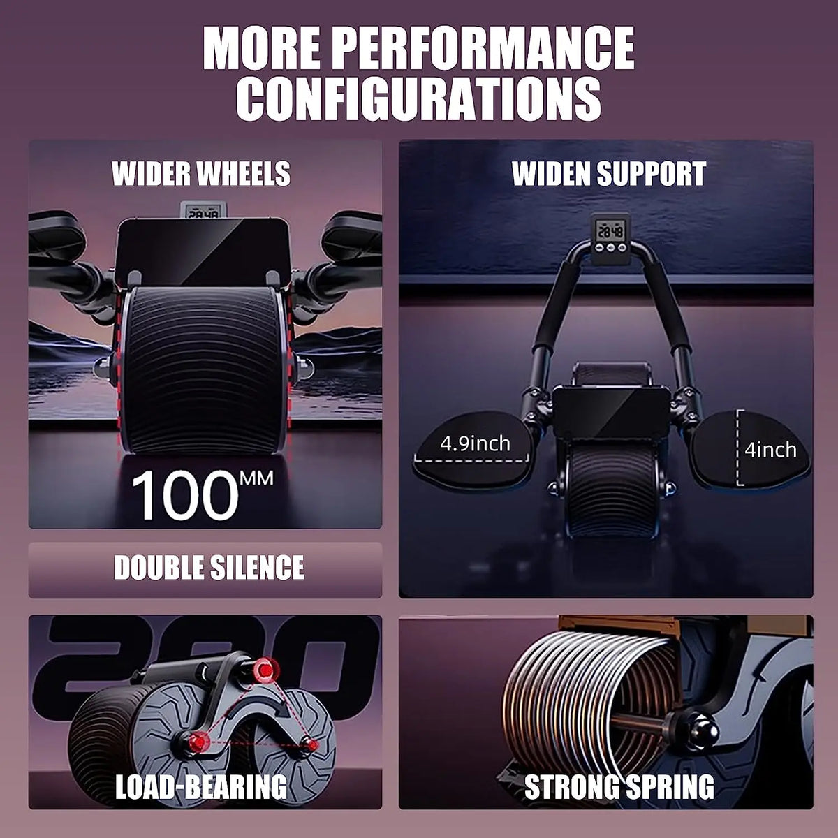 Abs Ignite - Advanced Ab Roller Trainer for a Stronger Core