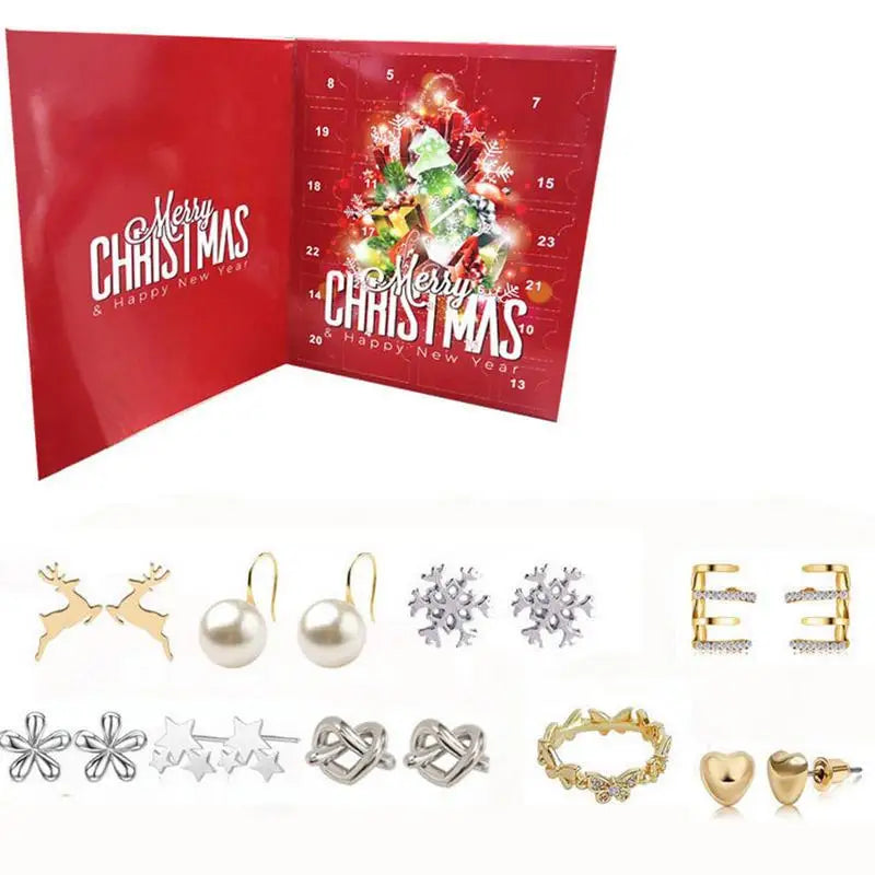 SparkleJoy Advent Calendar - 24 Days of Jewelry Surprises for Kids