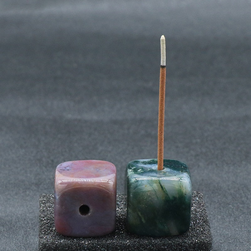 GemAura Incense Holder - Natural Gemstone Incense Holder for a Serene Home