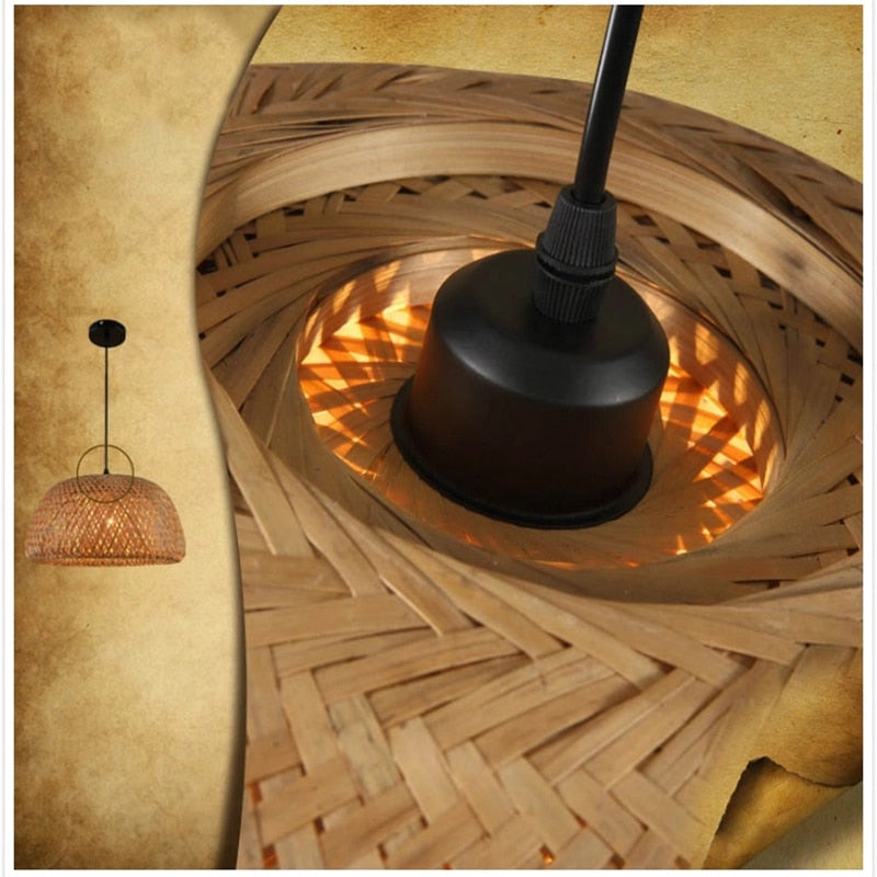 BambooLife - Handwoven Rattan Pendant Lamp