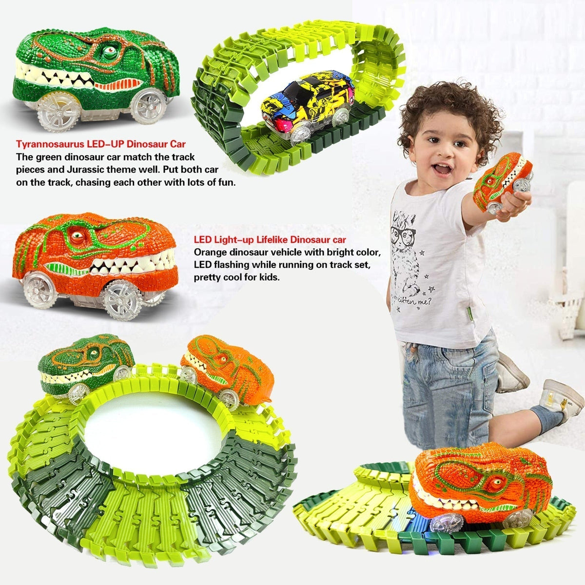 DinoExpress - Adventure Train Playset for Kids