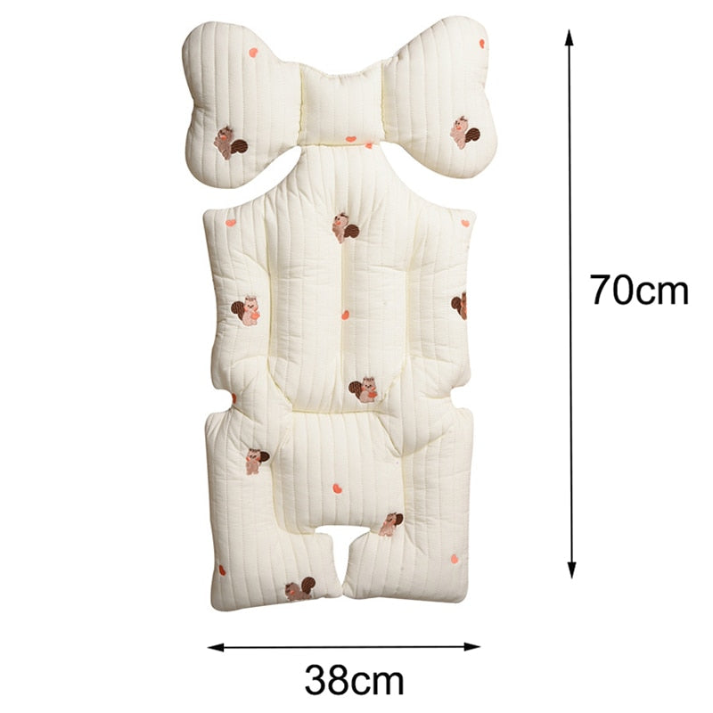 SnuggleRide - Cozy Stroller Cushion with Stylish Prints