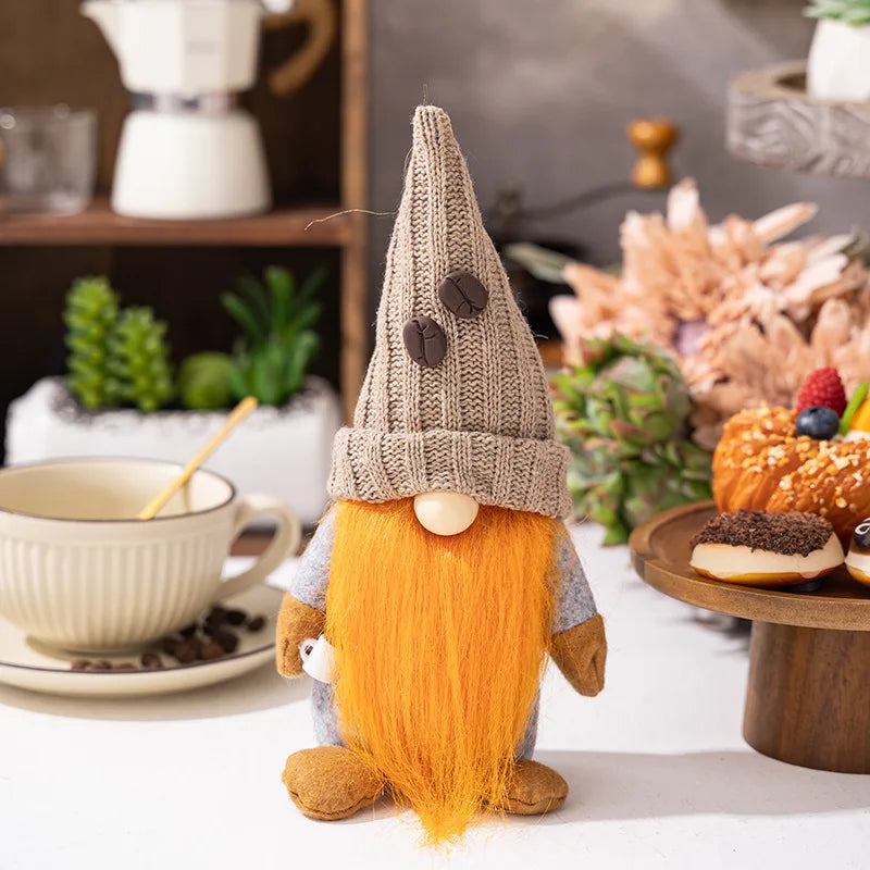 Kiroth Bay - Cozy Plush Coffee Gnome Decor