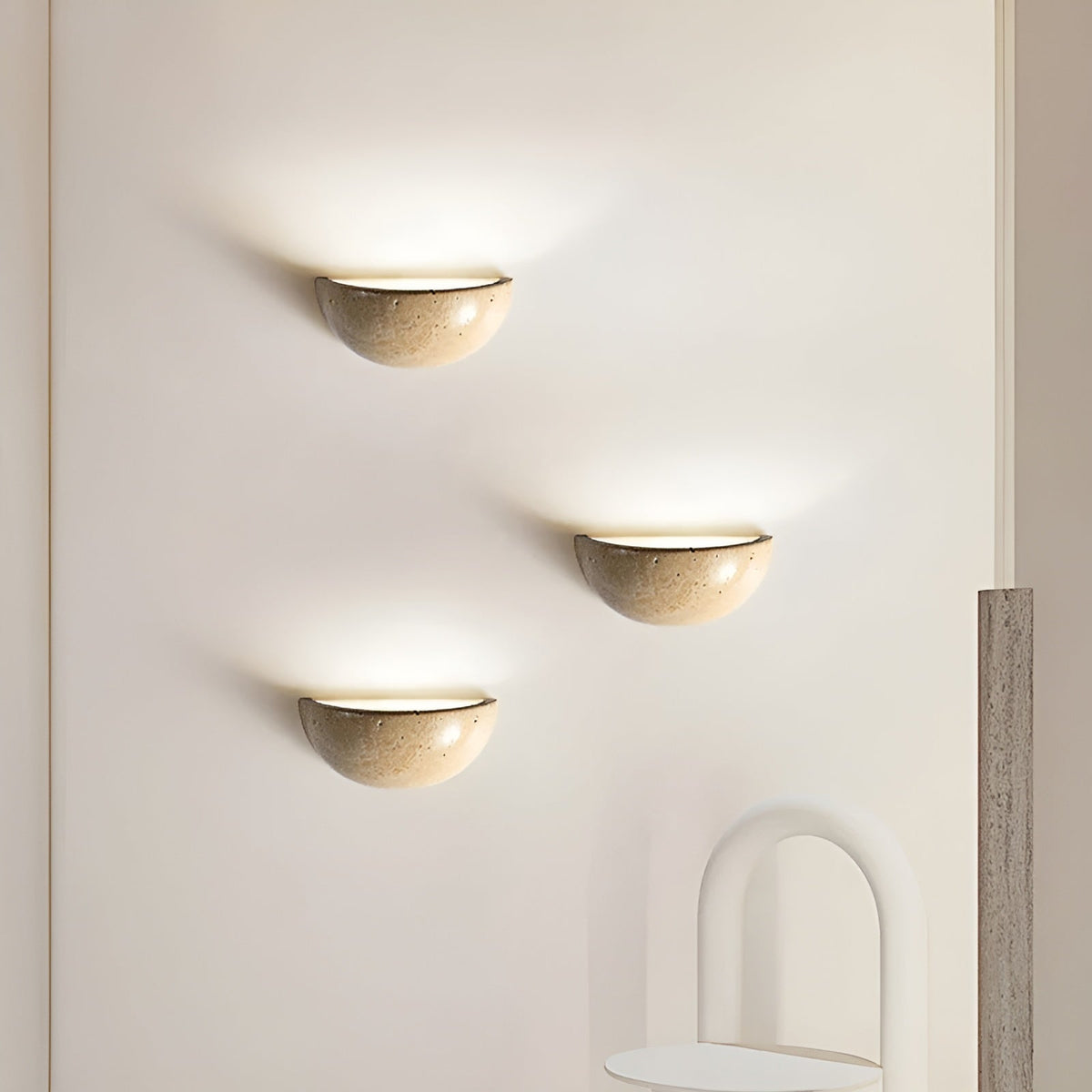 Korzito - Round Wabi-Sabi LED Wall Lamp