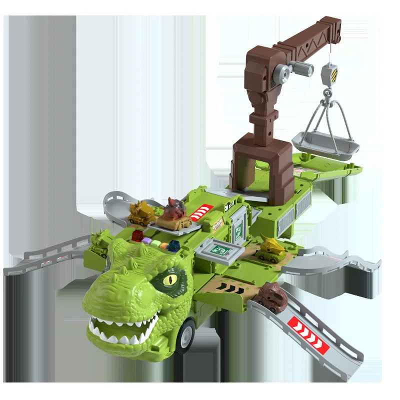 DinoRoar Truck - Foldable Dinosaur Adventure Vehicle