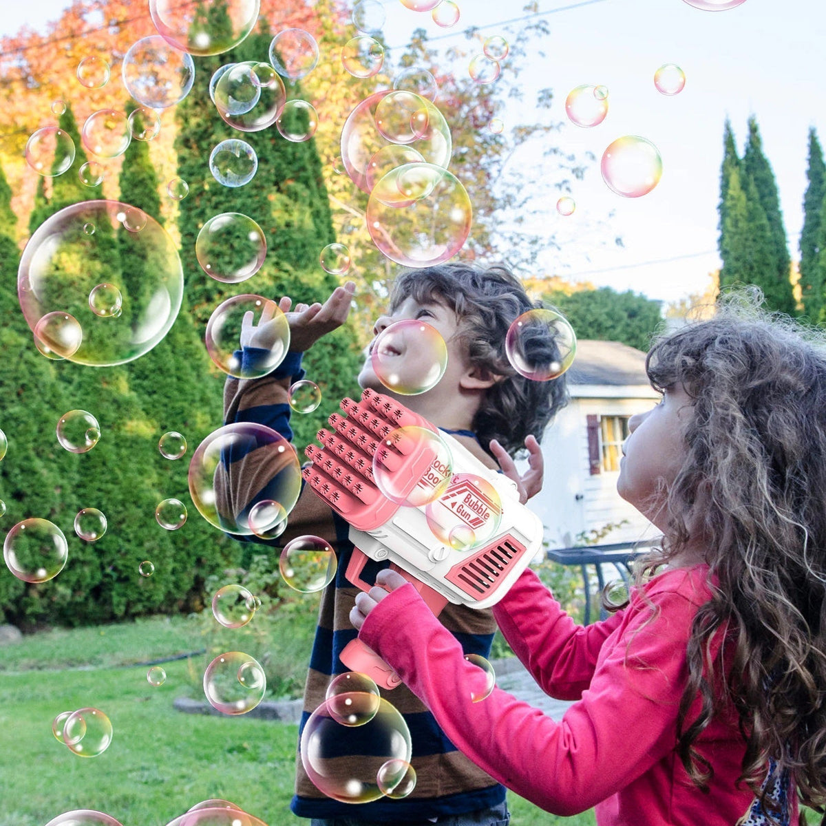 EndlessBubbles Blaster - Battery-Free Bubble Fun for Everyone