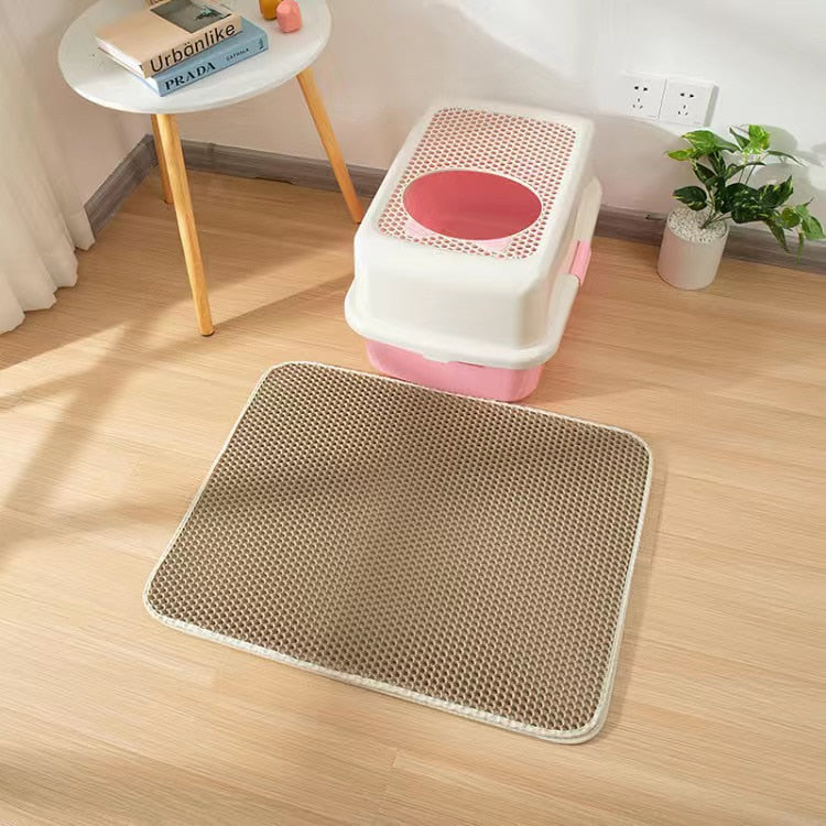 NonSlipPurrfect - Stylish Non-Slip Litter Mat for Clean Floors