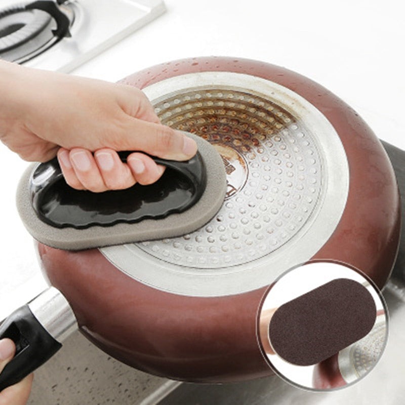 PowerScrub Sponge - Ultra-Strong Cleaning Sponge with Handle