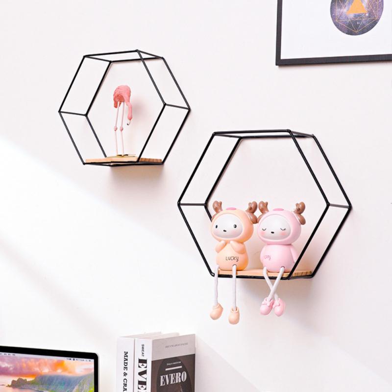 HexaShelf - Hexagonal Wall Shelf for Stylish Display Storage