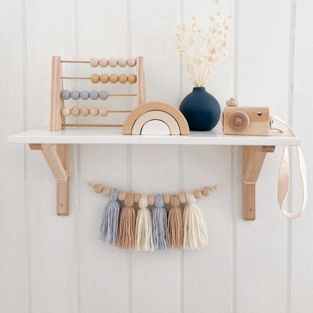 TinyGlow String - Wooden Bead Garland for Nursery Decor