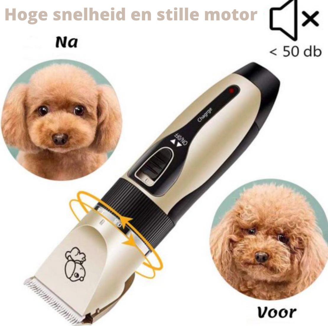 Pett Groomer - Professional Dog Trimmer and Brush Set
