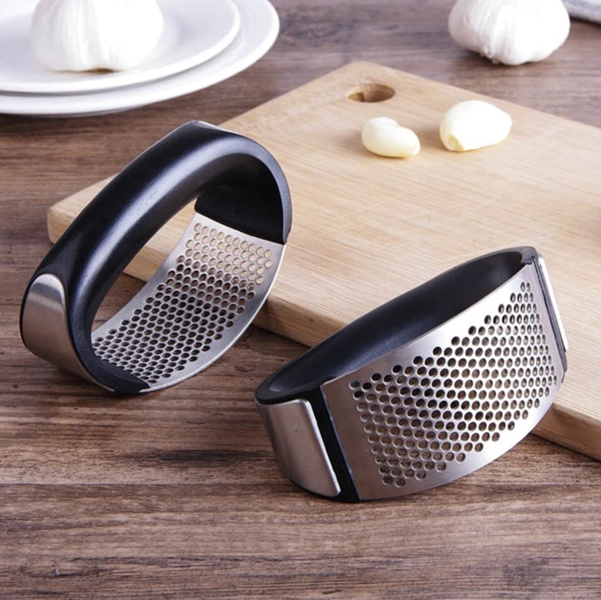 ArvoCrush - Effortless Stainless Steel Garlic Press for Home Cooks
