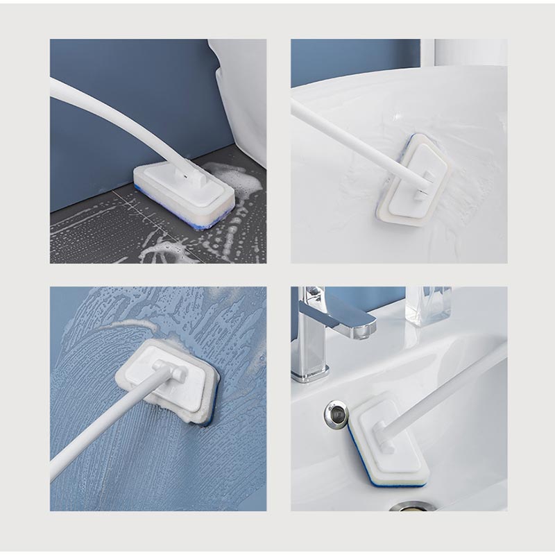 CleanEase Brush - Efficient Bathroom Wall Cleaning Tool