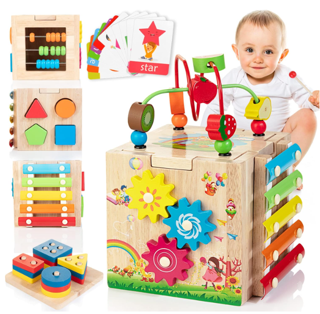 Grimstead - 8-in-1 Educational Activity Cube