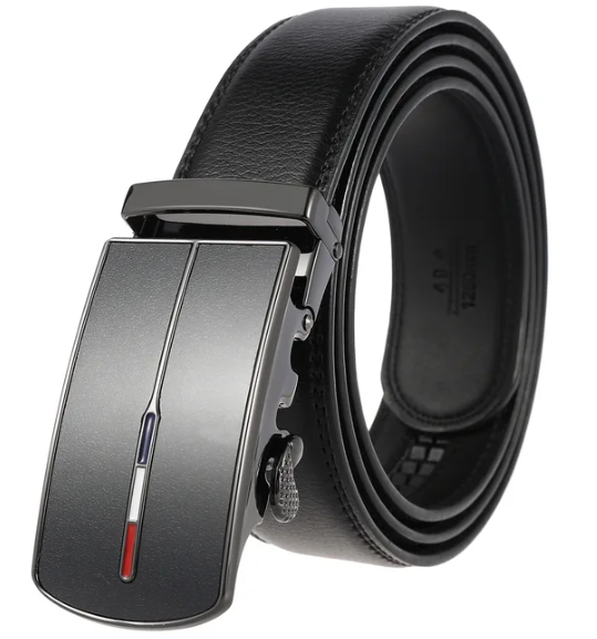PrestigeBelt - Men's Leather Belt with Automatic Buckle