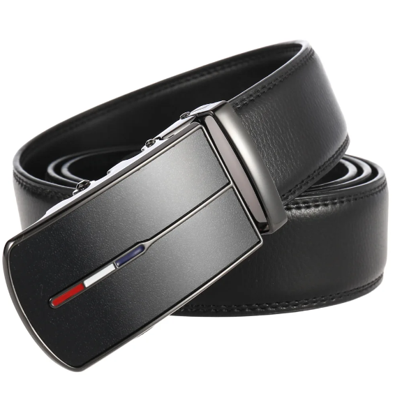 PrestigeBelt - Men's Leather Belt with Automatic Buckle