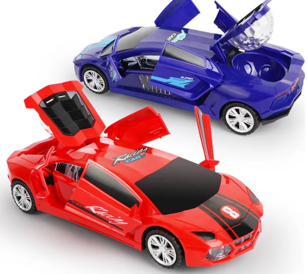 SpeedGlider - Police Car Toy with Lights and Sound