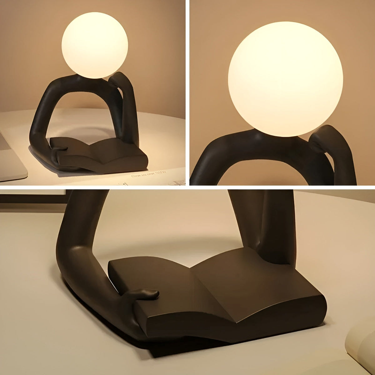 LuxLume - Refined Modern Art Table Lamp