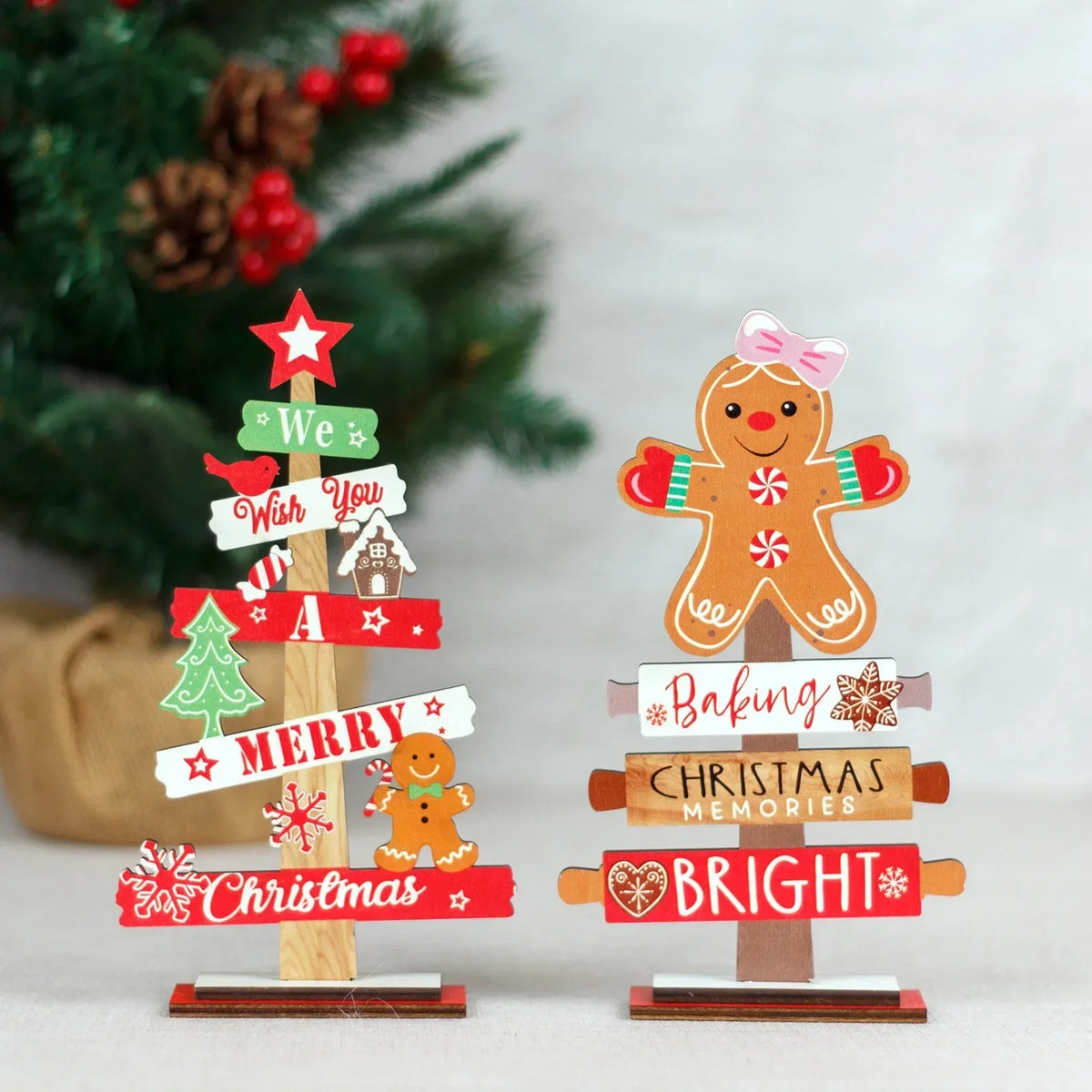 GingerJoy Ornament - Cute Gingerbread Man Design