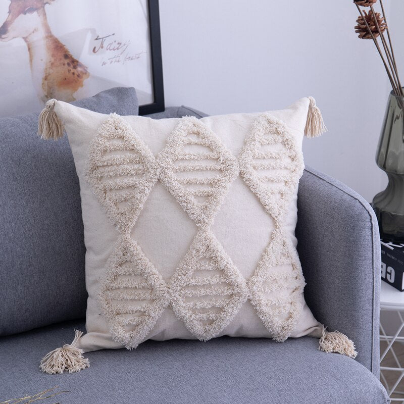 BohoVibes Pillow Covers - Ibiza-Style Cushion Covers for Home