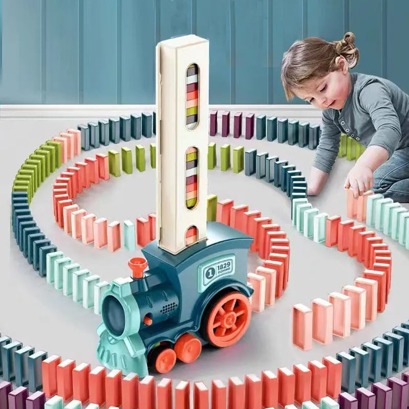Mobrix - Automatic Domino Train Building Set