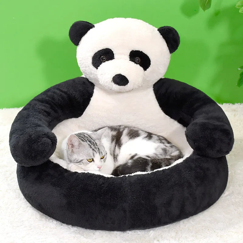 Samiya - Plush Cat Bed for Cozy, Comfortable Sleep