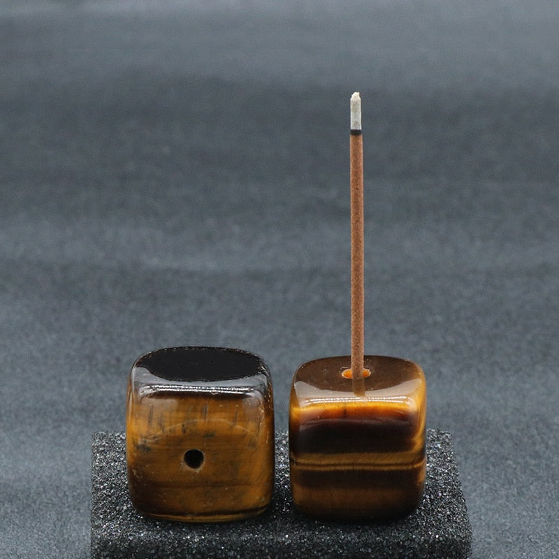 GemAura Incense Holder - Natural Gemstone Incense Holder for a Serene Home