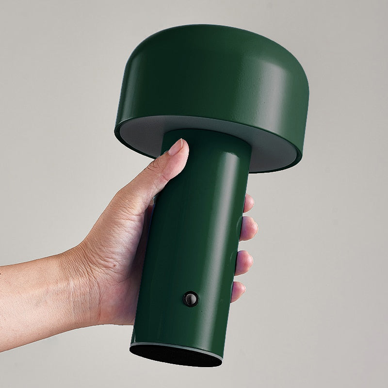 Italian Mushroom Cordless Table Lamp - Rechargeable LED Accent Light