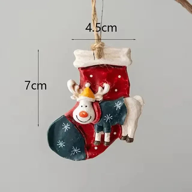FrostyAntlers - Festive Reindeer Christmas Decor Socks