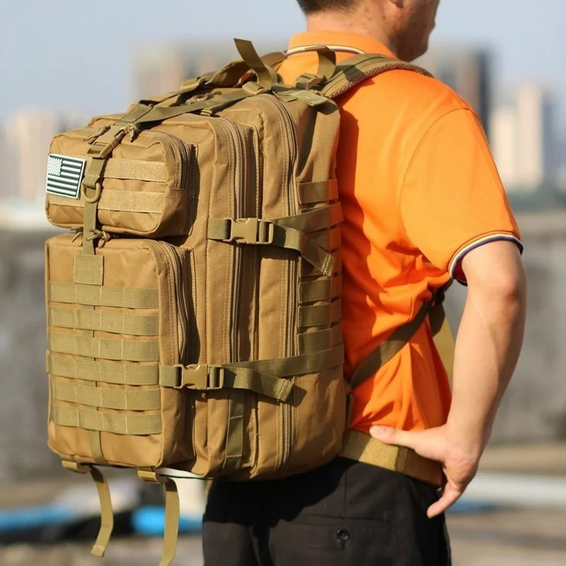 TrailMaster Backpack - A Waterproof Tactical Pack for Outdoor Adventures