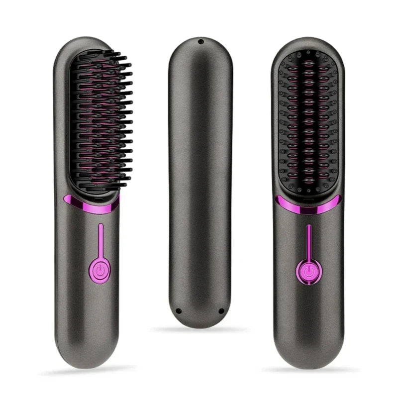 Tima Brush - Cordless Rechargeable Straightening Brush
