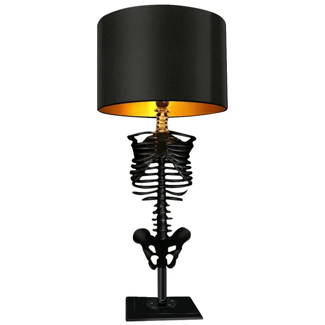 Nolfen - Handcrafted Gothic Skeleton Table Lamp