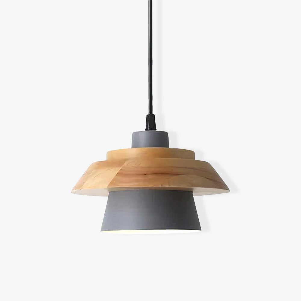 NordicMacaron - Wood Finish Ceiling Pendant Light