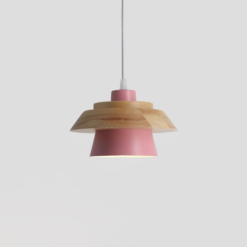 NordicMacaron - Wood Finish Ceiling Pendant Light