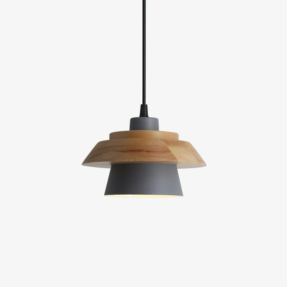 NordicMacaron - Wood Finish Ceiling Pendant Light