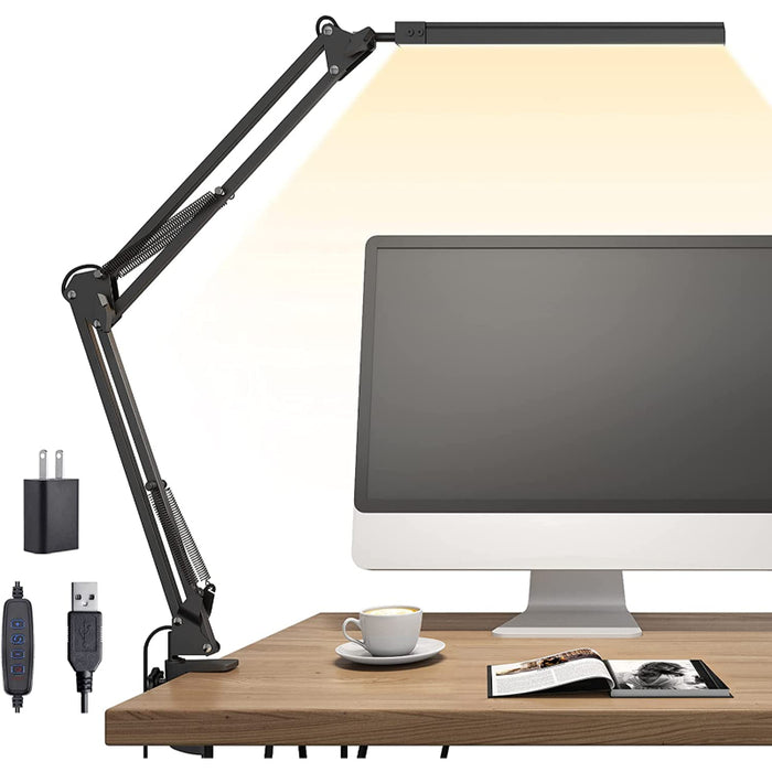 FalconBeam - Adjustable LED Clip Desk Lamp