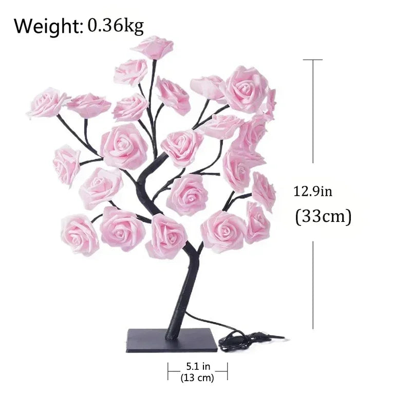 Sirelan - Rose Table Lamp Night Light