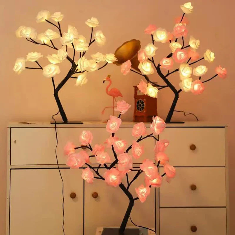 Sirelan - Rose Table Lamp Night Light