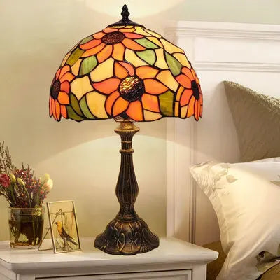 Danreth - Tiffany Style Stained Glass Desk Lamp