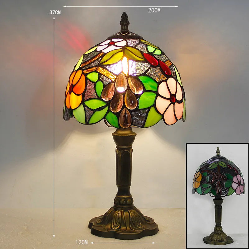 Danreth - Tiffany Style Stained Glass Desk Lamp