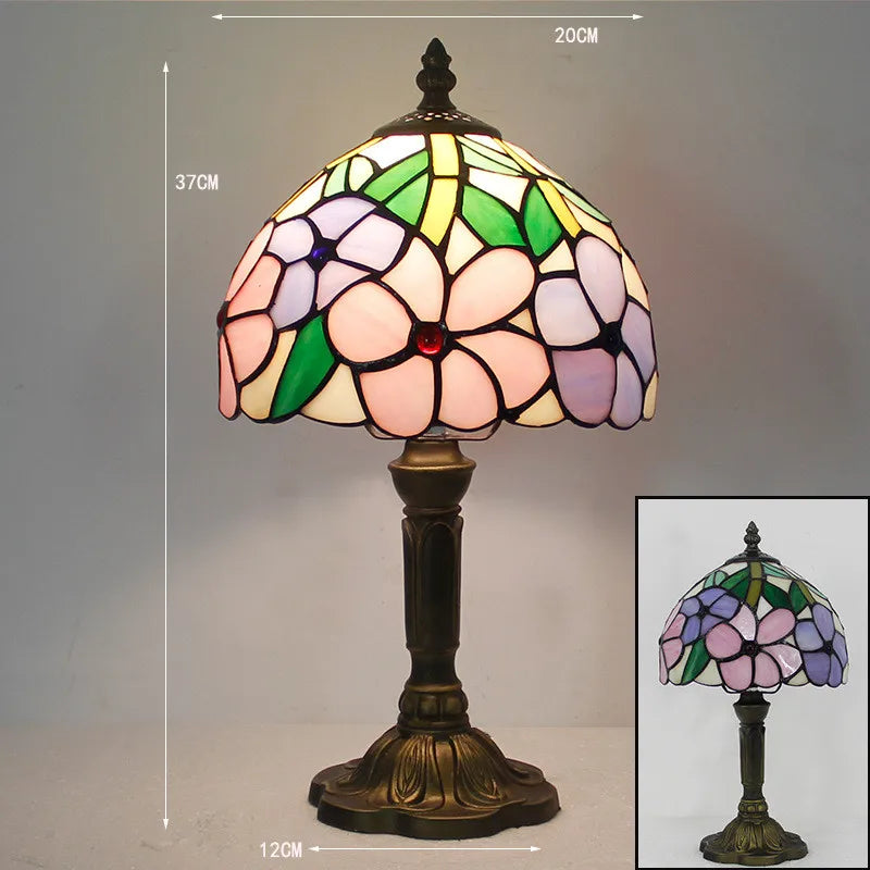 Danreth - Tiffany Style Stained Glass Desk Lamp