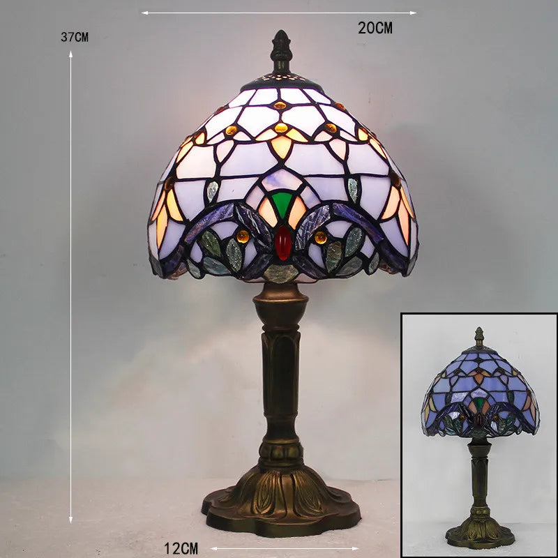 Danreth - Tiffany Style Stained Glass Desk Lamp