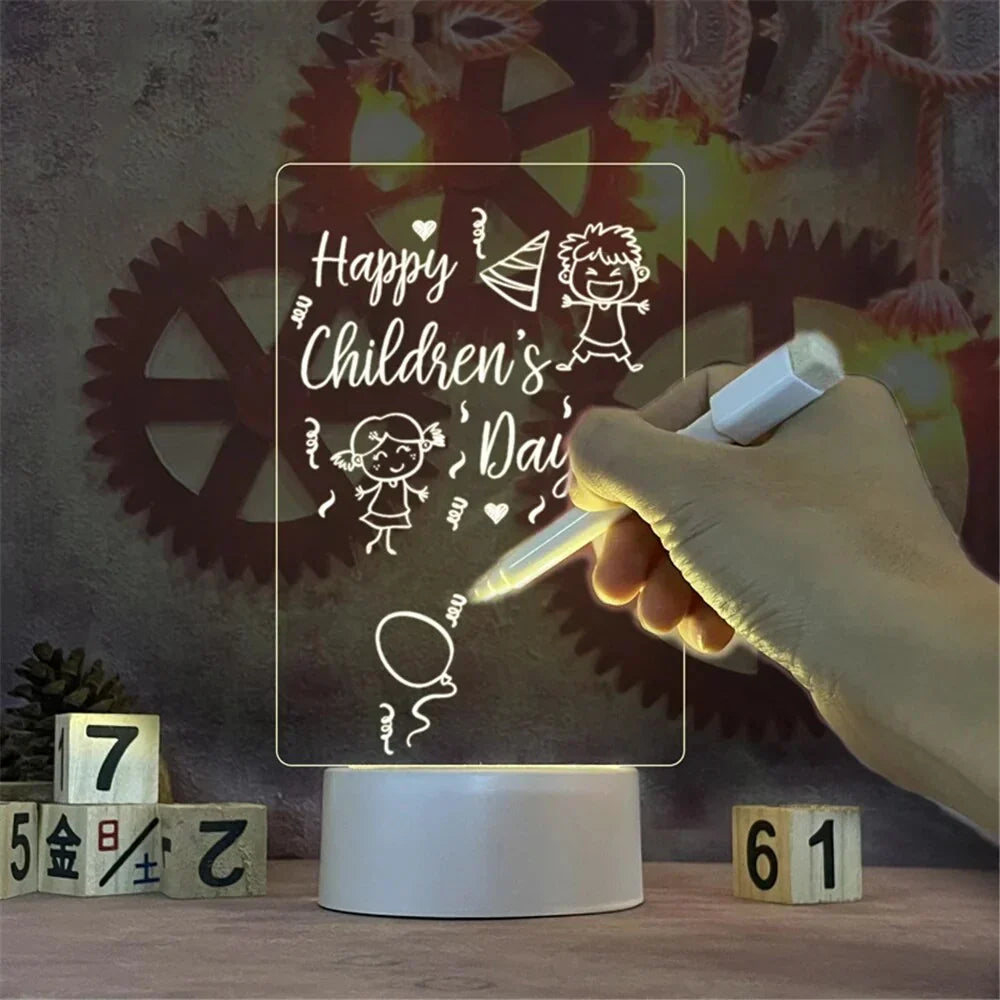 GlowPad - Magic Light-Up Notepad for Creatives