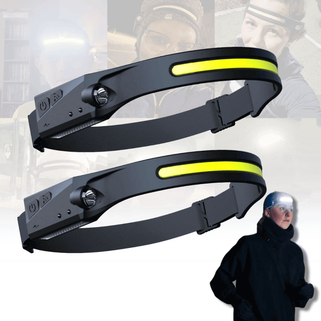 Lynkor - Motion-Sensor LED Headlamp for Hands-Free Lighting