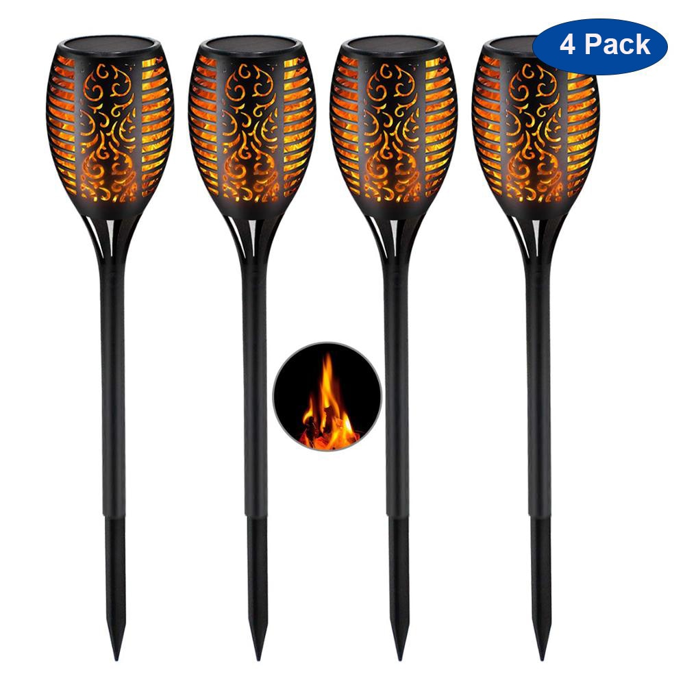 Tevric - Solar Powered Outdoor Garden Torches