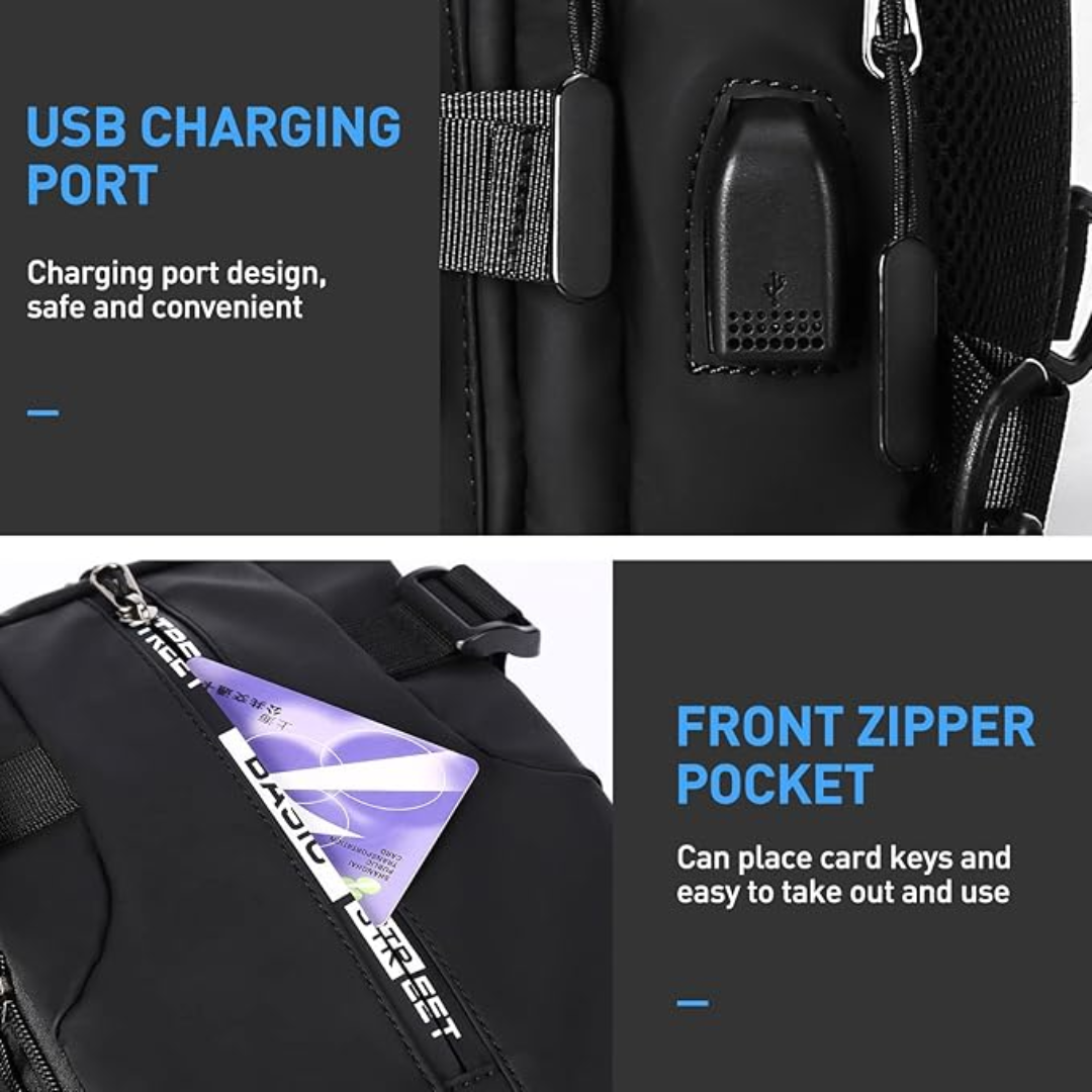 UrbanLite - Stylish Crossbody Backpack for City Days