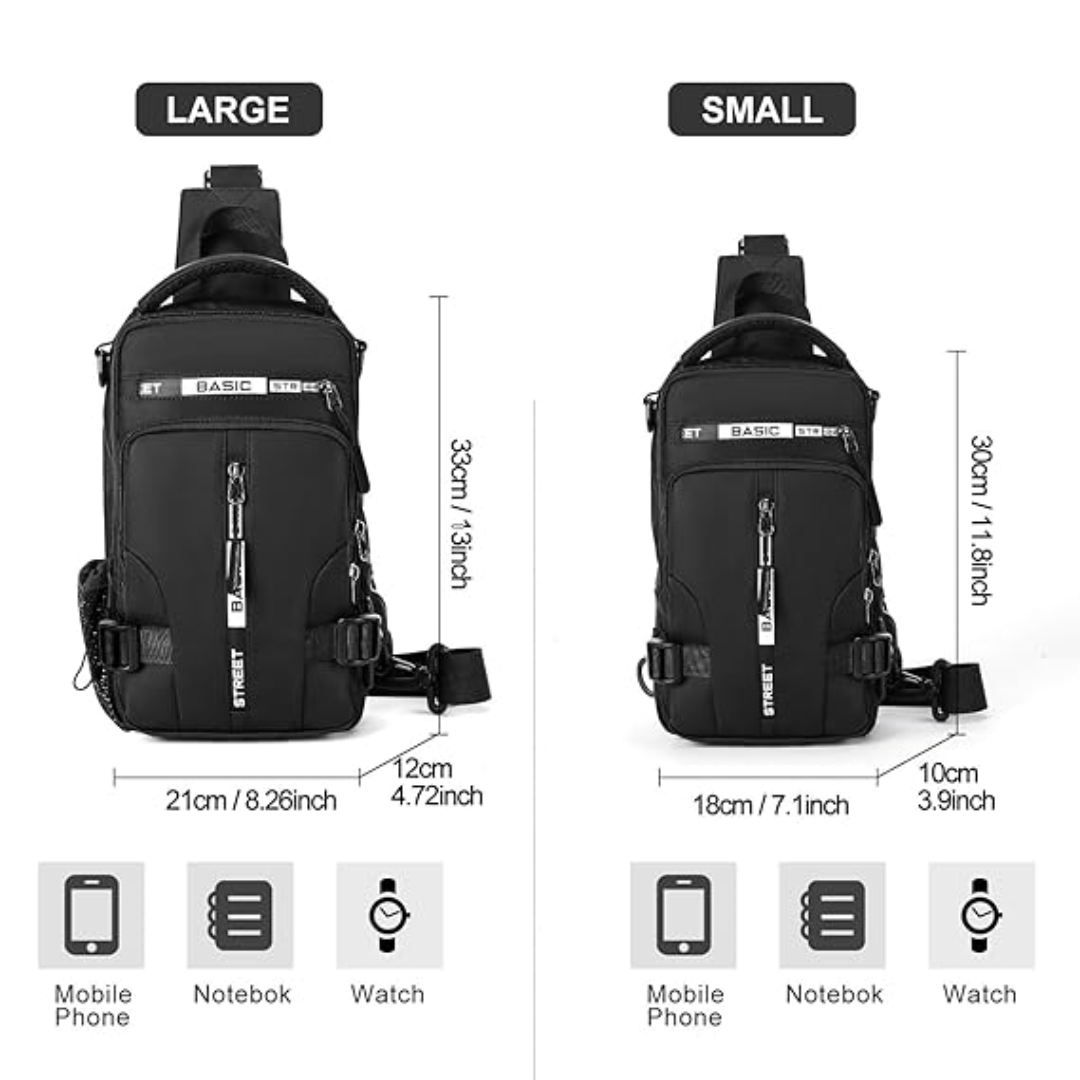 UrbanLite - Stylish Crossbody Backpack for City Days