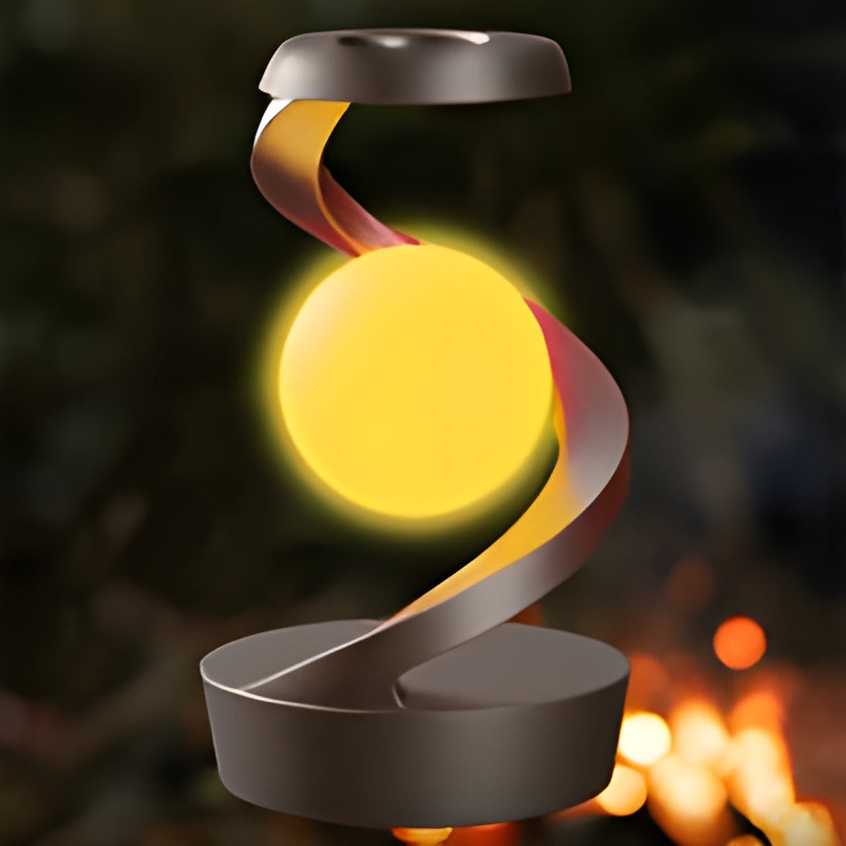 FloatCharge - Futuristic Floating Lamp with Wireless Charger