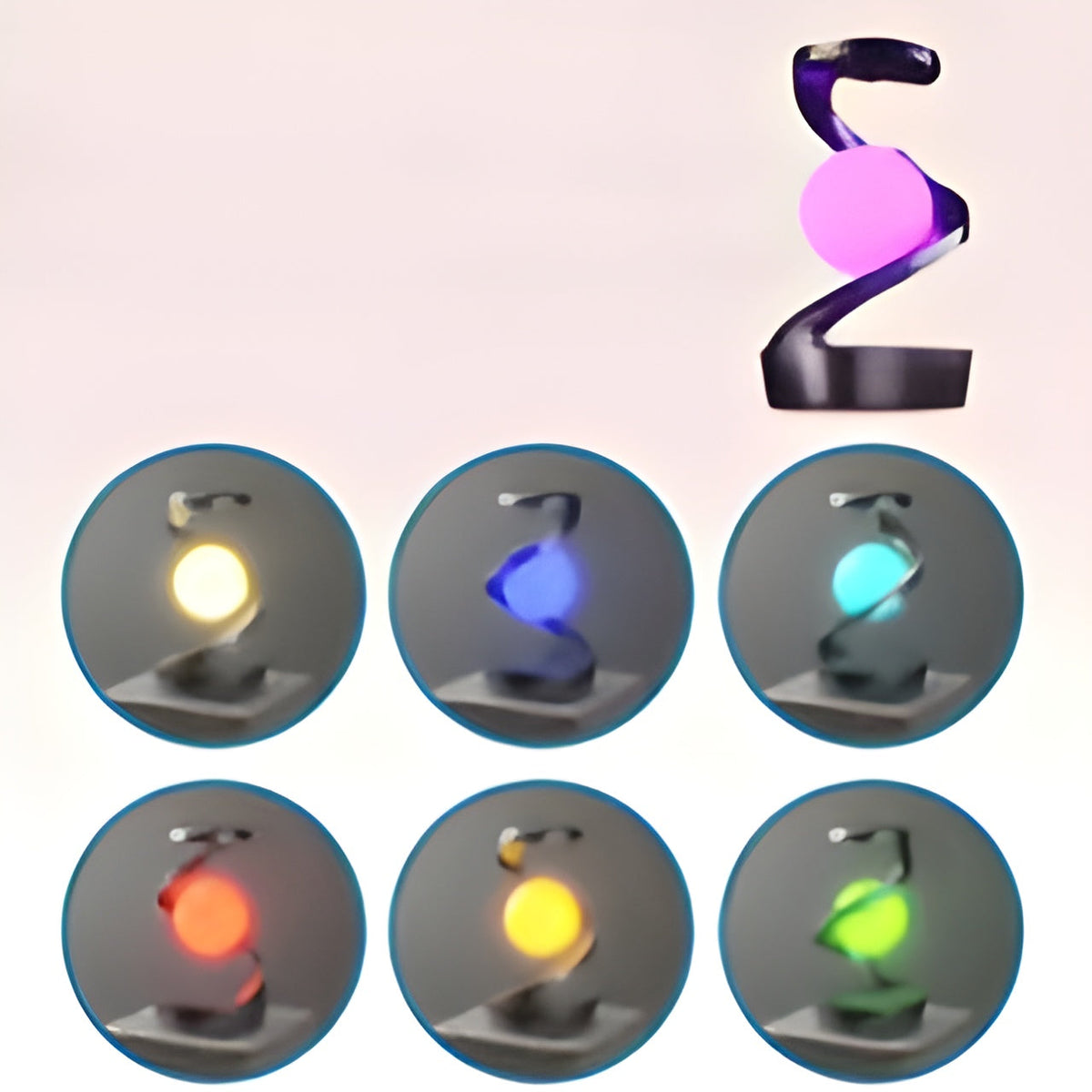 FloatCharge - Futuristic Floating Lamp with Wireless Charger